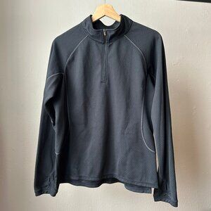 ALPINE DESIGN WOMEN'S BLACK ACTIVEWEAR TOP SIZE L